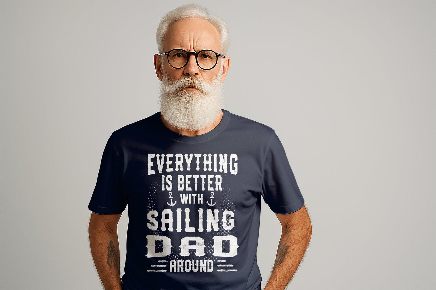 Sailing Dad T-Shirt: Nautical Gift for Father's Day