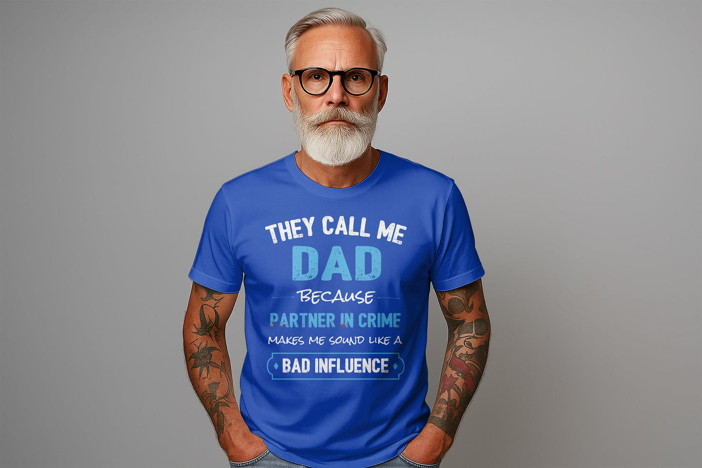 Dad Partner In Crime T-Shirts, Matching T-Shirts, Gift for Dad, Fathers Day Gift, Dad T-Shirts