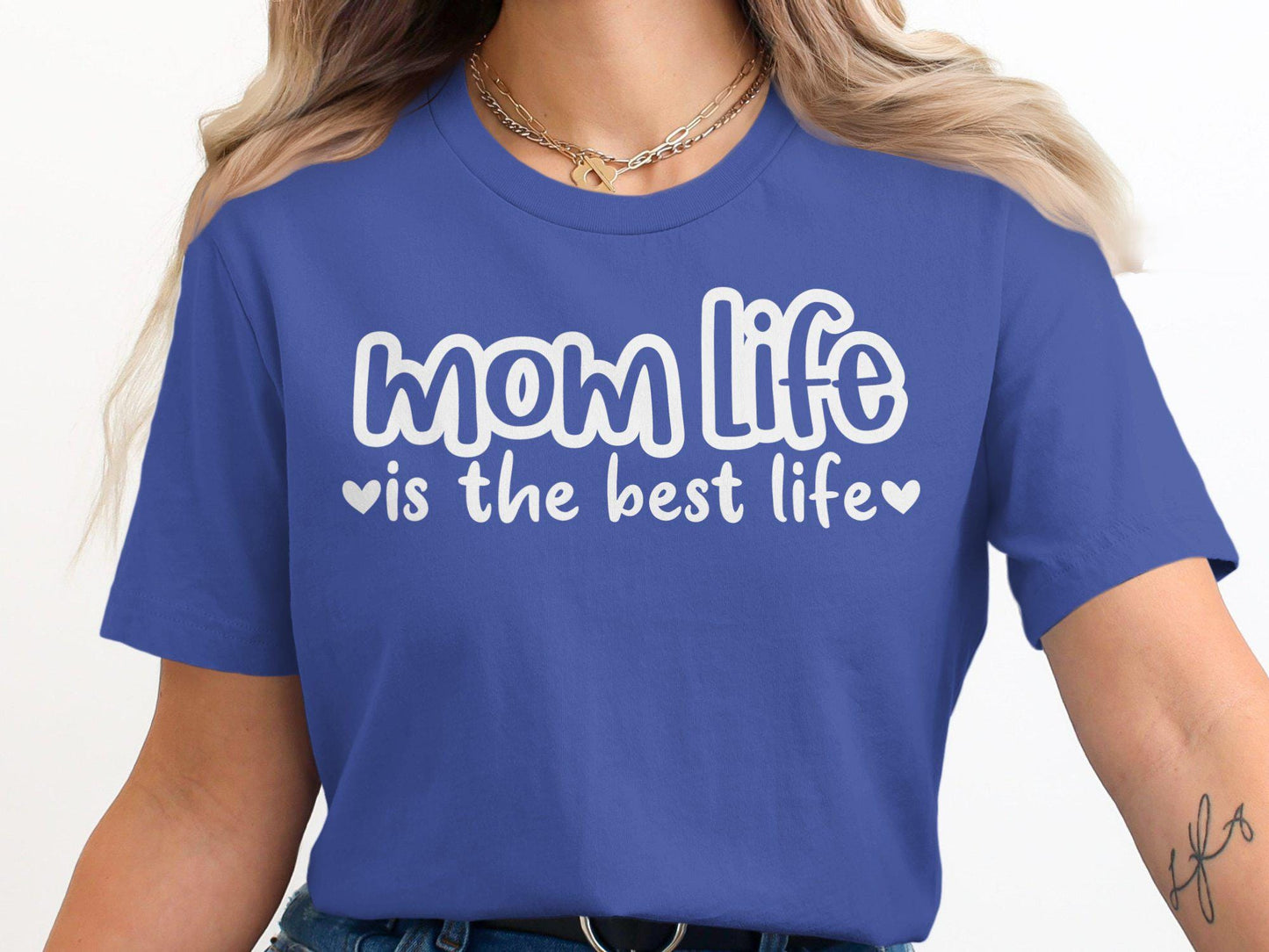 Mom Life T Shirts, Is the Best Life Tees, Gift for Mom, Mother's Day, Cute Mom T Shirts, Mothers Day Tees
