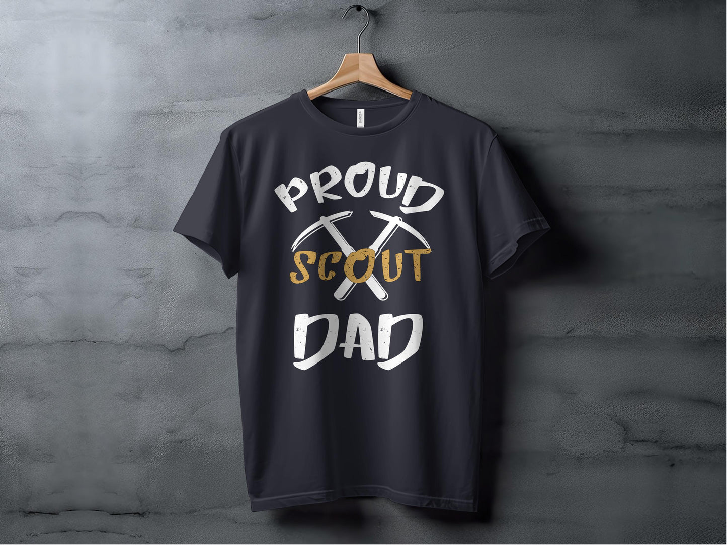 Proud Scout Dad T-Shirts, Father's Day Gift, Dad Shirts, Camping T-Shirt, Gift for Dad, Outdoors Dad, Scouting Dad, Father Shirt