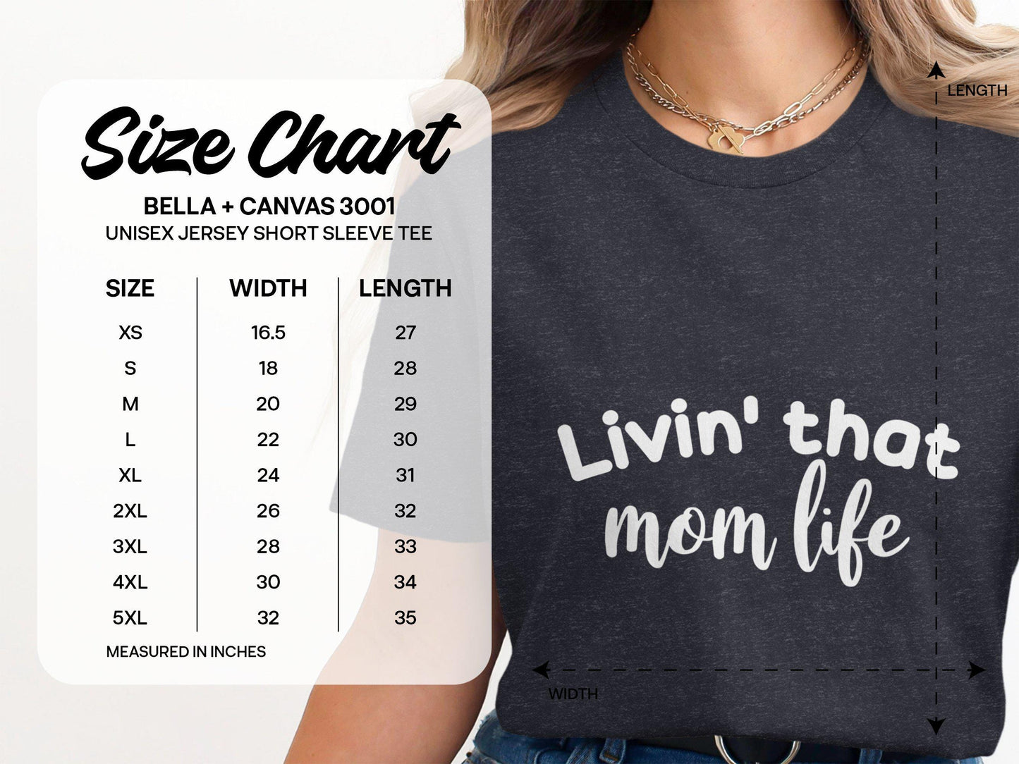 Livin That Mom Life T-Shirts, Gift for Mom, Mother's Day T-shirts, Mama T-shirts, Cute Mom T-shirts, Gift for New Mom, Mom Life Shirt