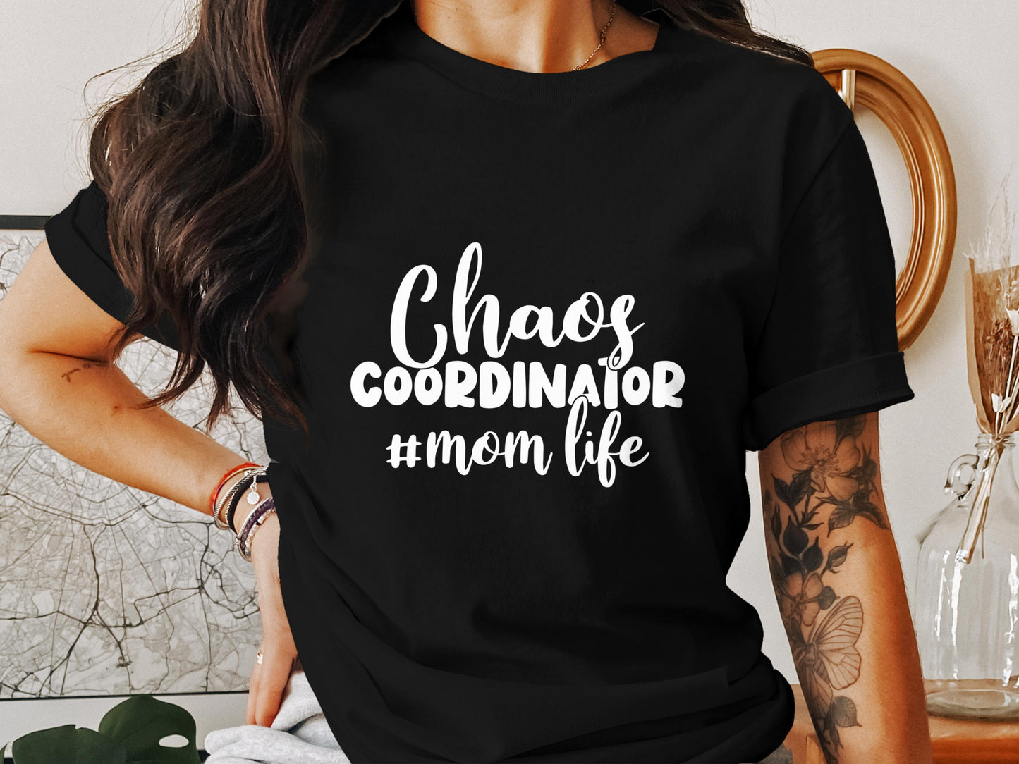 Chaos Coordinator T-Shirts, Mom Life Tee, Gift for Mom, Mothers Day Present, Funny Mom T-Shirts, Cool T-Shirts