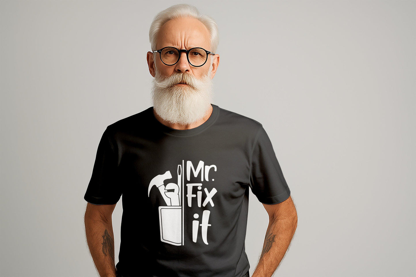 Mr Fix It T-Shirt: Funny Handyman Gift, Home Repair Tee