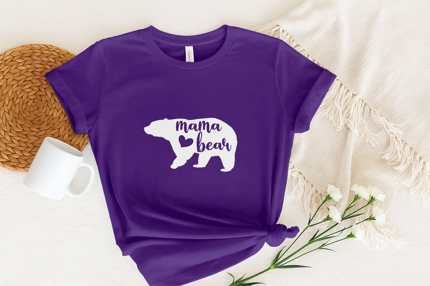 Mama Bear T-Shirts, Cute Bear Tee, Mom T-Shirt, Gift for Mom, Mother's Day, Mom Life Shirt, Mama Bear Shirt, Mom Gift Idea, Mom Birthday