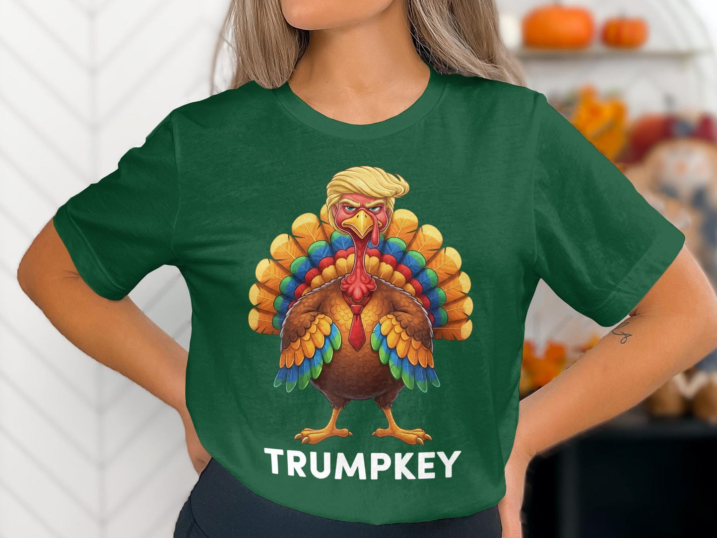 Funny Trump Turkey Thanksgiving T-Shirt, Political Humor Gift