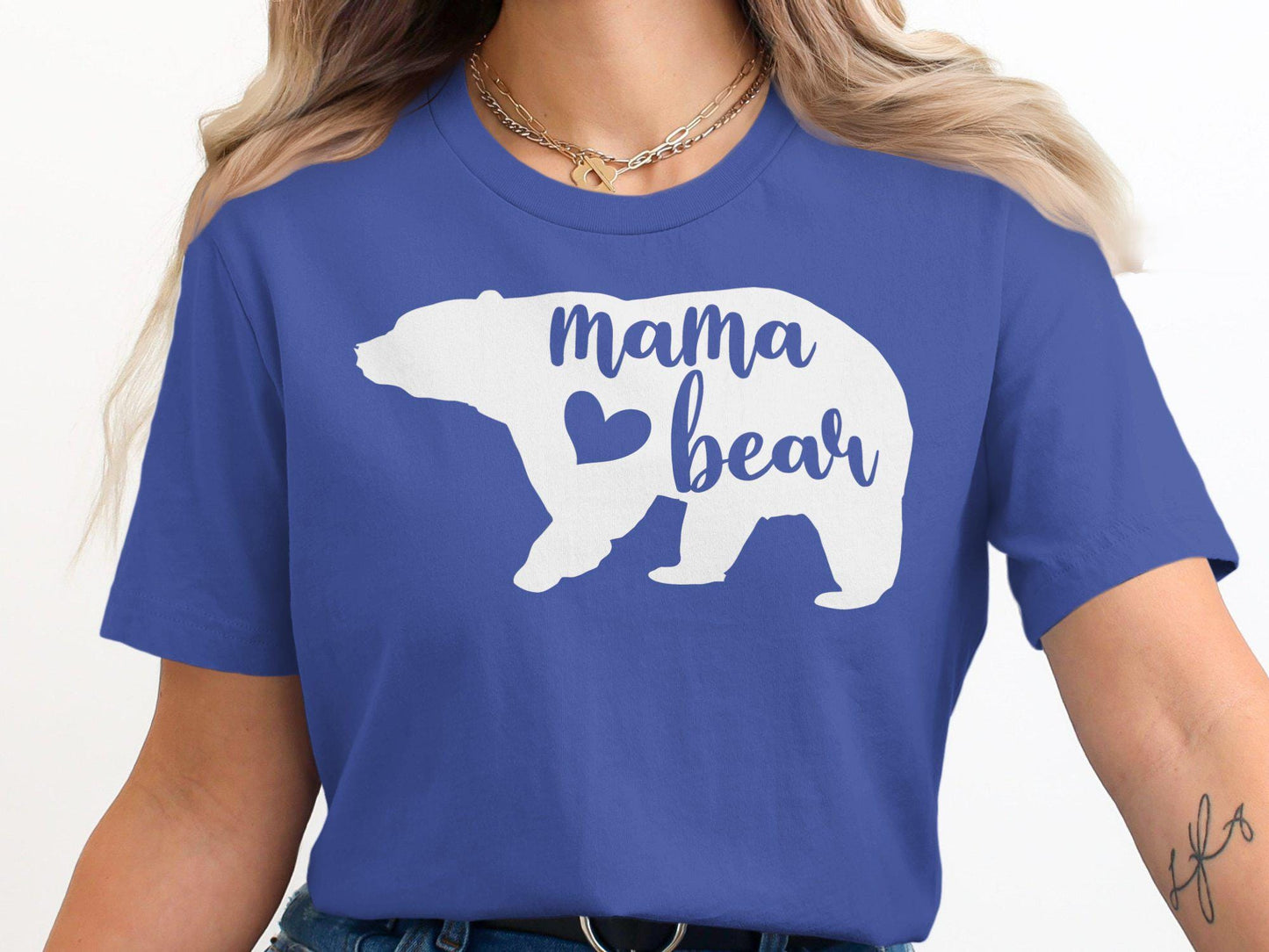 Mama Bear T-Shirts, Cute Bear Tee, Mom T-Shirt, Gift for Mom, Mother's Day, Mom Life Shirt, Mama Bear Shirt, Mom Gift Idea, Mom Birthday