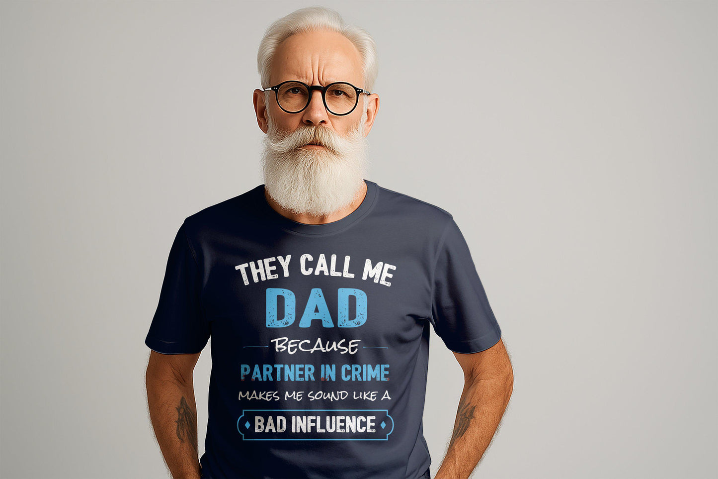 Dad Partner In Crime T-Shirts, Matching T-Shirts, Gift for Dad, Fathers Day Gift, Dad T-Shirts