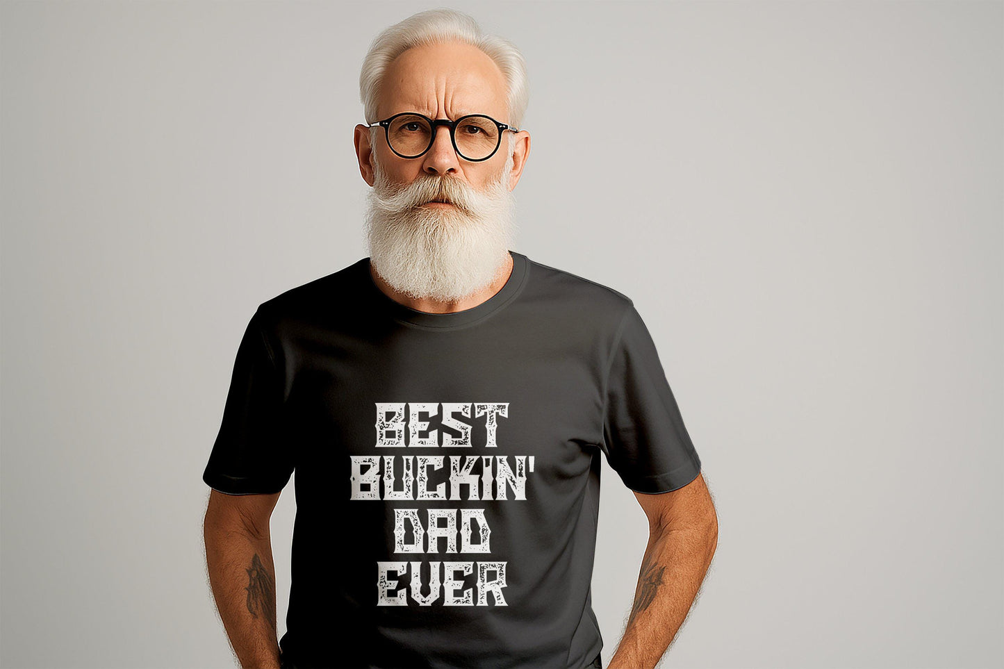 Gift for Dad, Best Buckin' Dad Ever T-Shirt, Dad Birthday Gift, Father's Day Gift, Funny Dad Shirt, Gifts for Dad, Awesome Dad, Bucking Dad