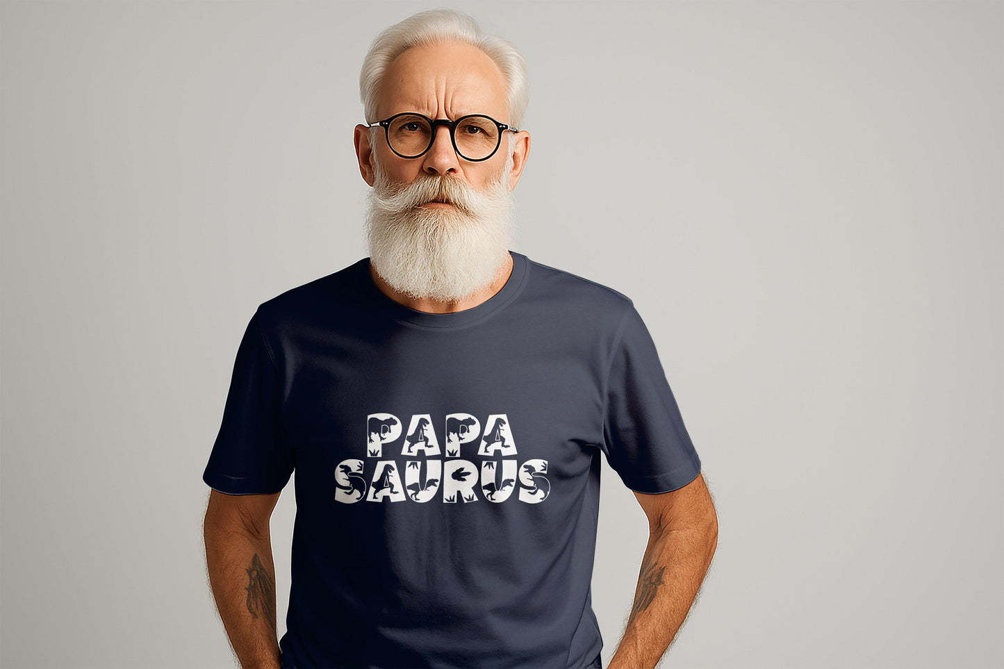 Papa Saurus T-Shirts, Father's Day Gift for Dad, Dinosaur Dad, Father Daddy Gift Idea, Rex Dad, Father T-Shirts
