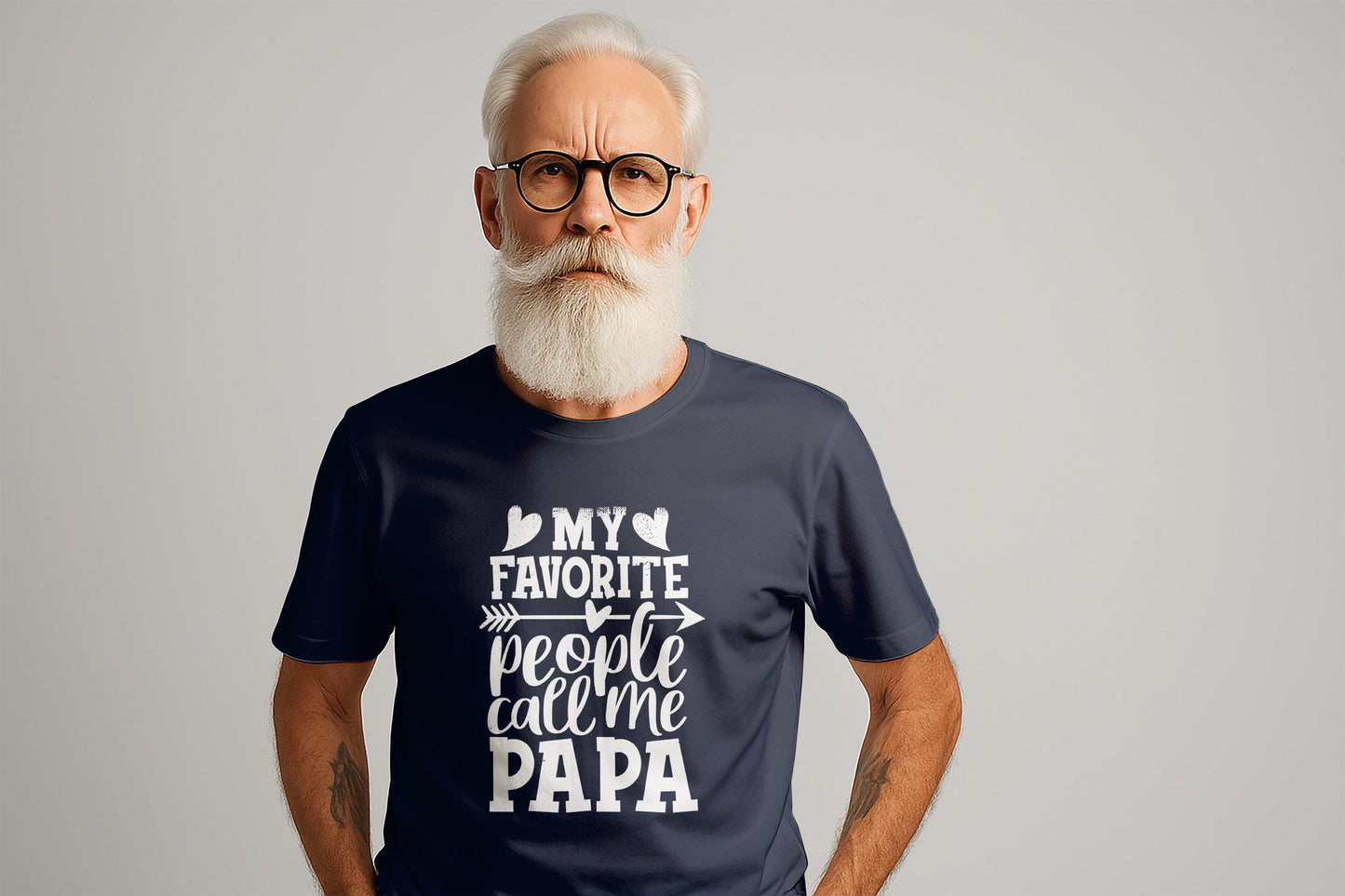 My Favorite People Call Me Papa T-Shirts, Gift for Dad, Fathers Day, Papa Shirt, Dad T-Shirts, Mens Tee