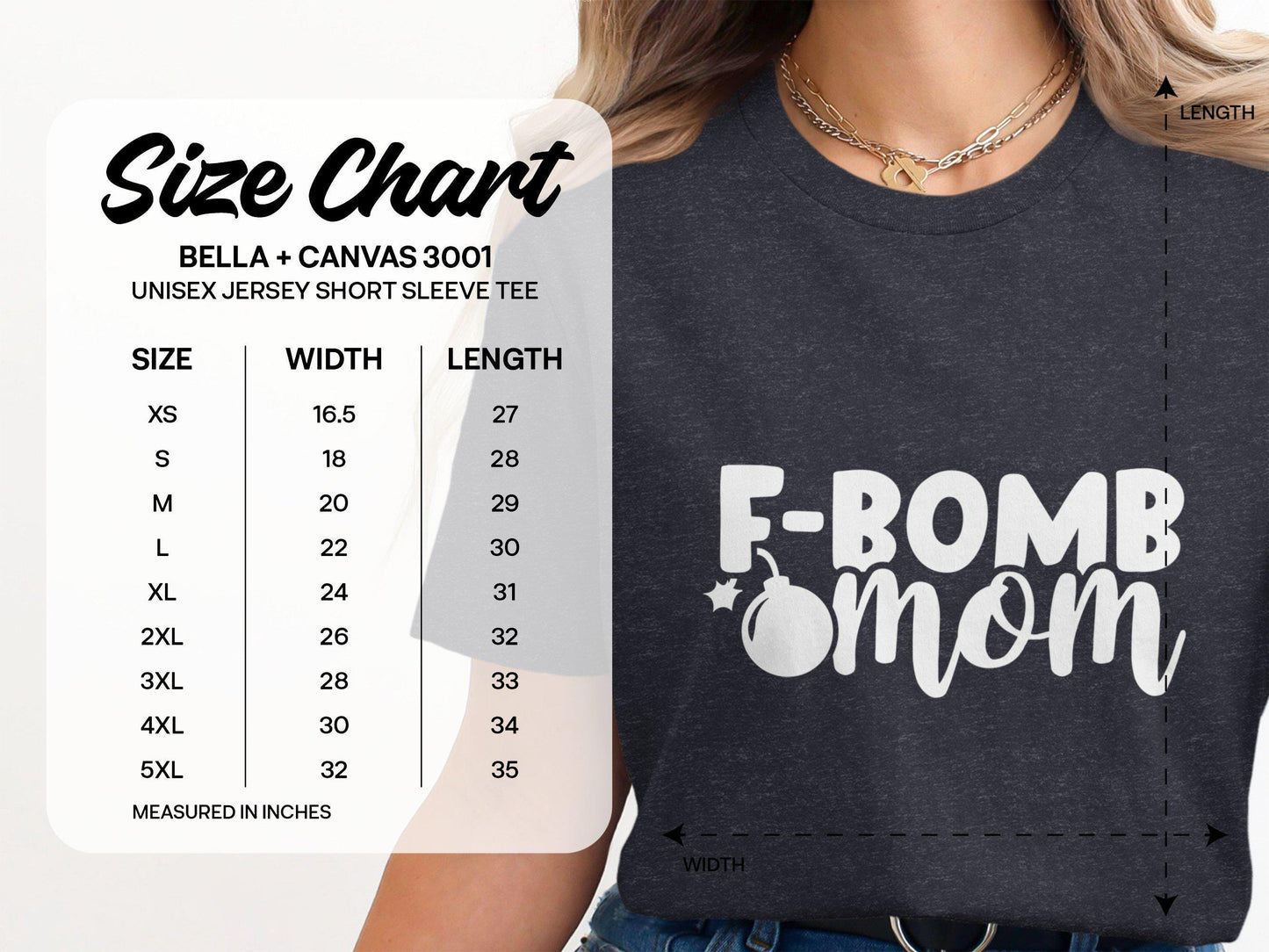 F Bomb Mom T-Shirts, Funny Mom Shirt, Mother's Day Gift, Gift for Mom, Humor T Shirts, Cool Mom Tees, Trendy T Shirts, Graphic T Shirts