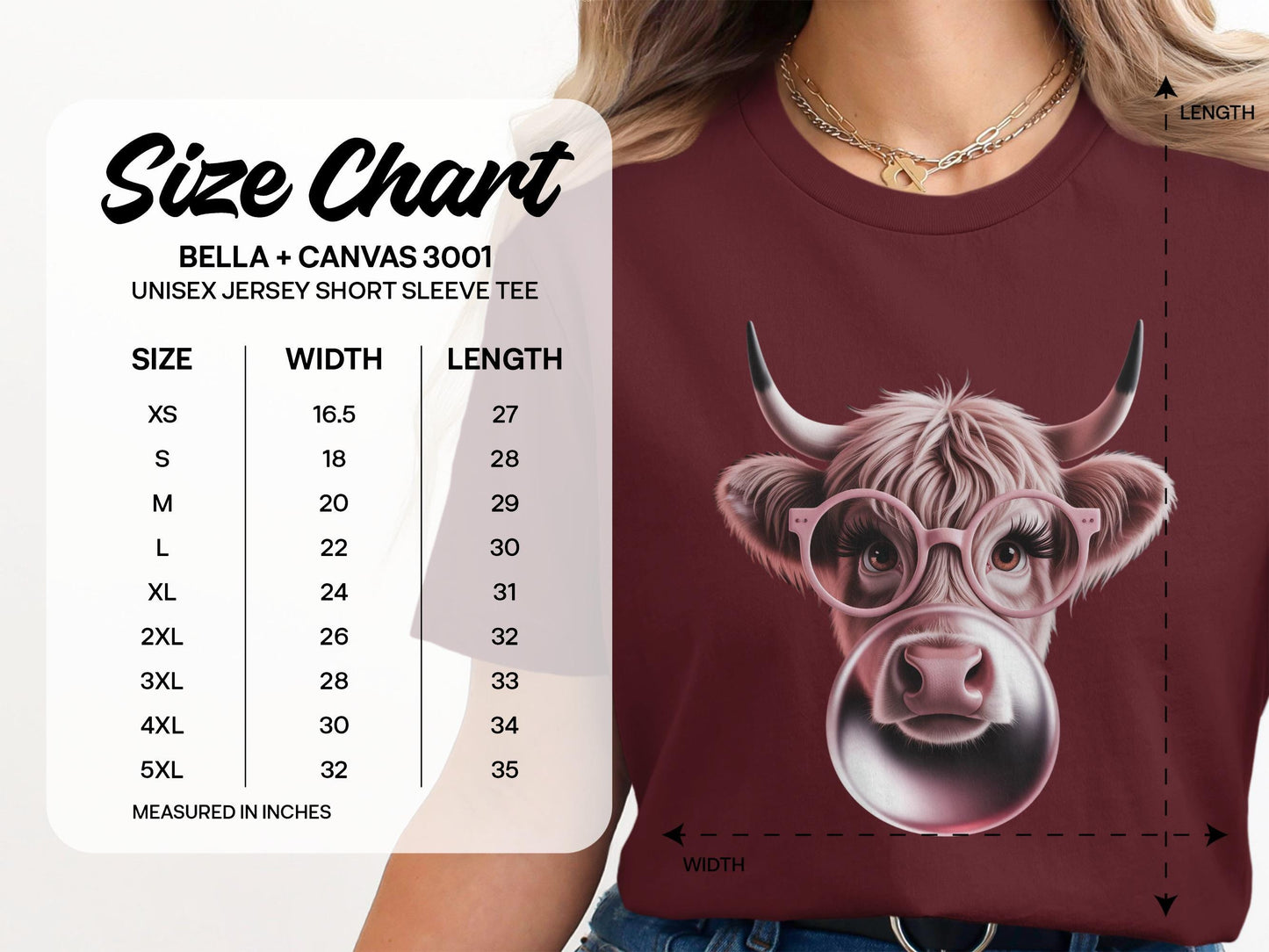 Bubble Gum Cow T-Shirt, Funny Animal Graphic Tee