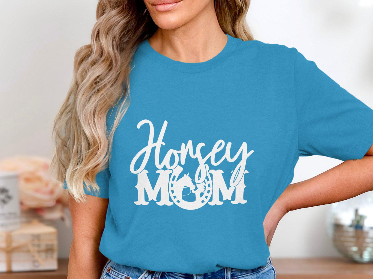 Horsey Mom T-Shirt: Equestrian Horse Lover Gift