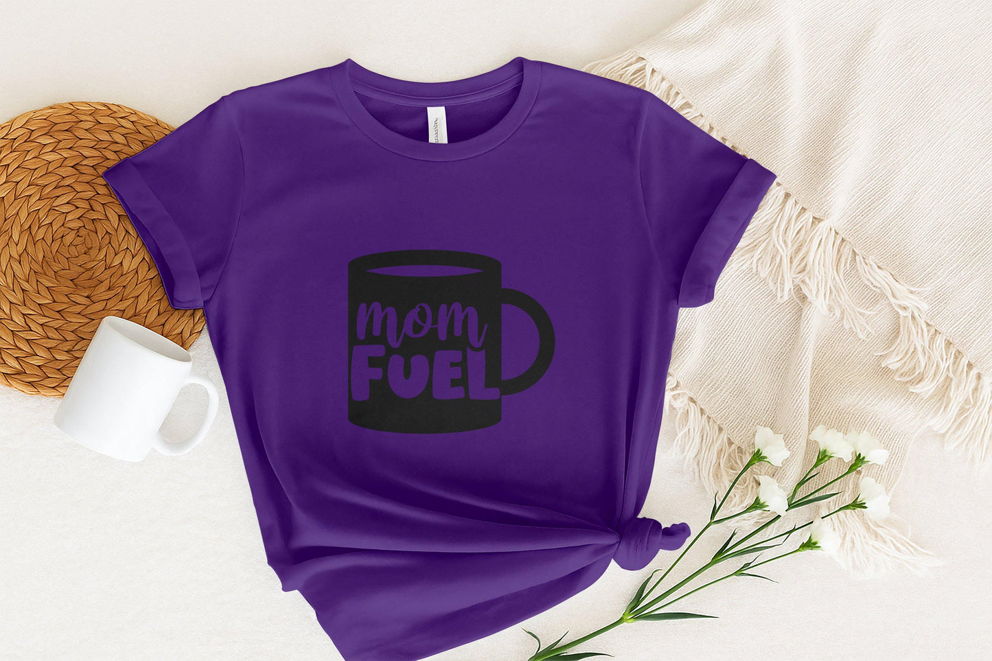 Mom Fuel T Shirts, Coffee Lover Tees, Best Mom Ever TShirt, Gift for Mom, Mother's Day Gifts, Mothers Day Tee, Mom Life Shirt