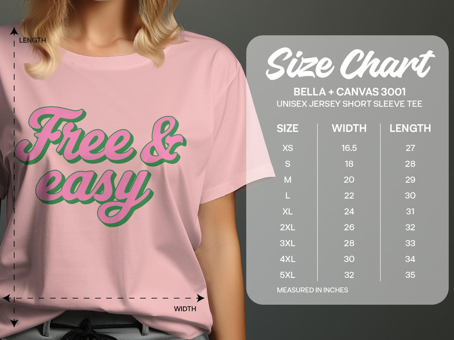 Free and Easy Graphic Tee, Pink Green Slogan Shirt