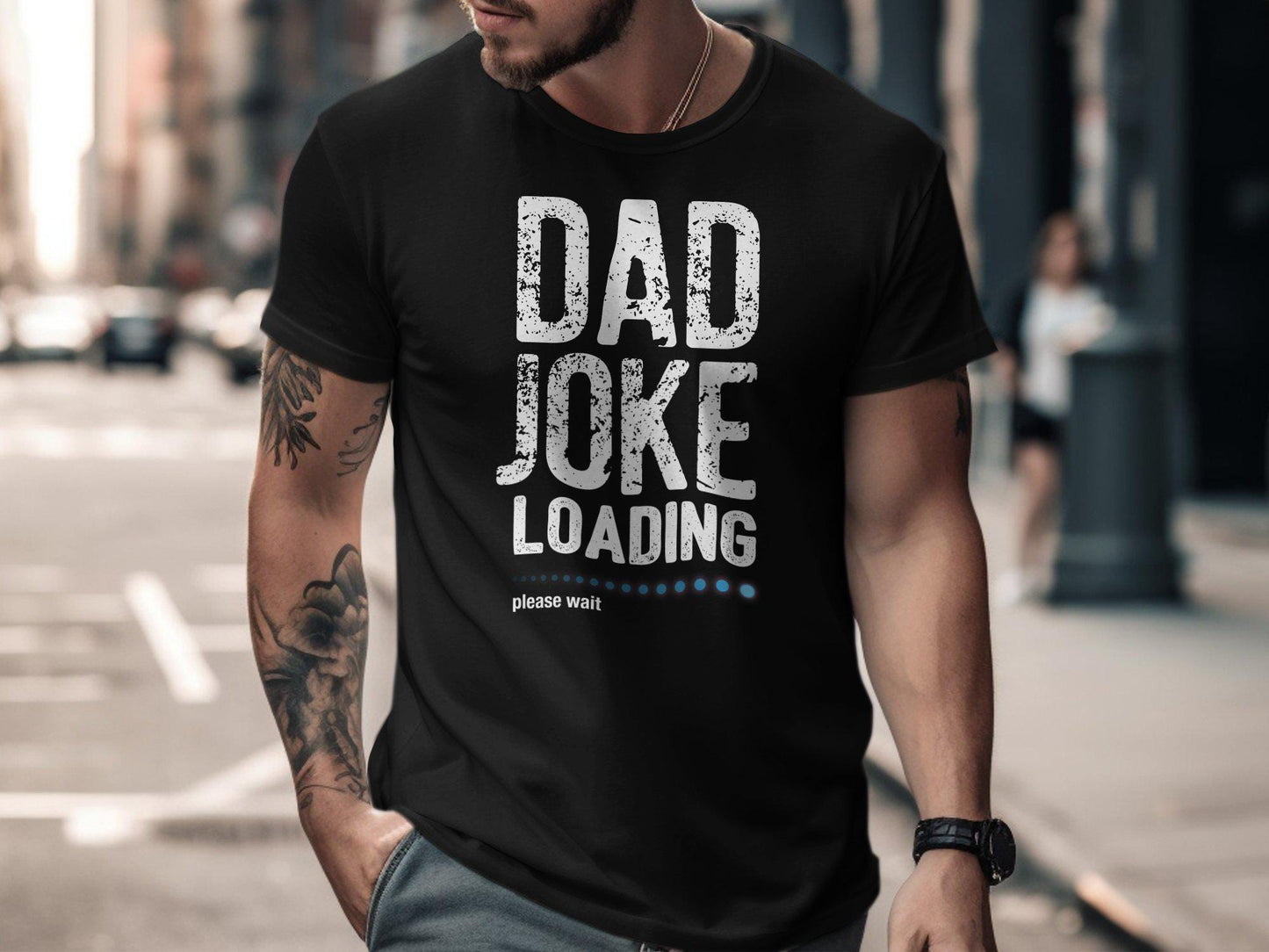 Dad Joke Loading T-Shirts, Funny Dad Shirt, Gift for Dad, Fathers Day Tee, Pun Shirts, Novelty Present