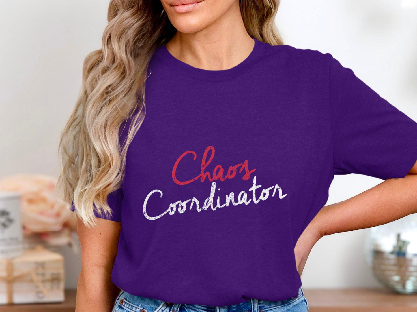 Chaos Coordinator T-Shirts, Funny Mom Shirt, Mother's Day, Gift for Mom, Mom Life T-Shirts, Chaos T-Shirts, Trendy T-Shirts, Gifts for Her