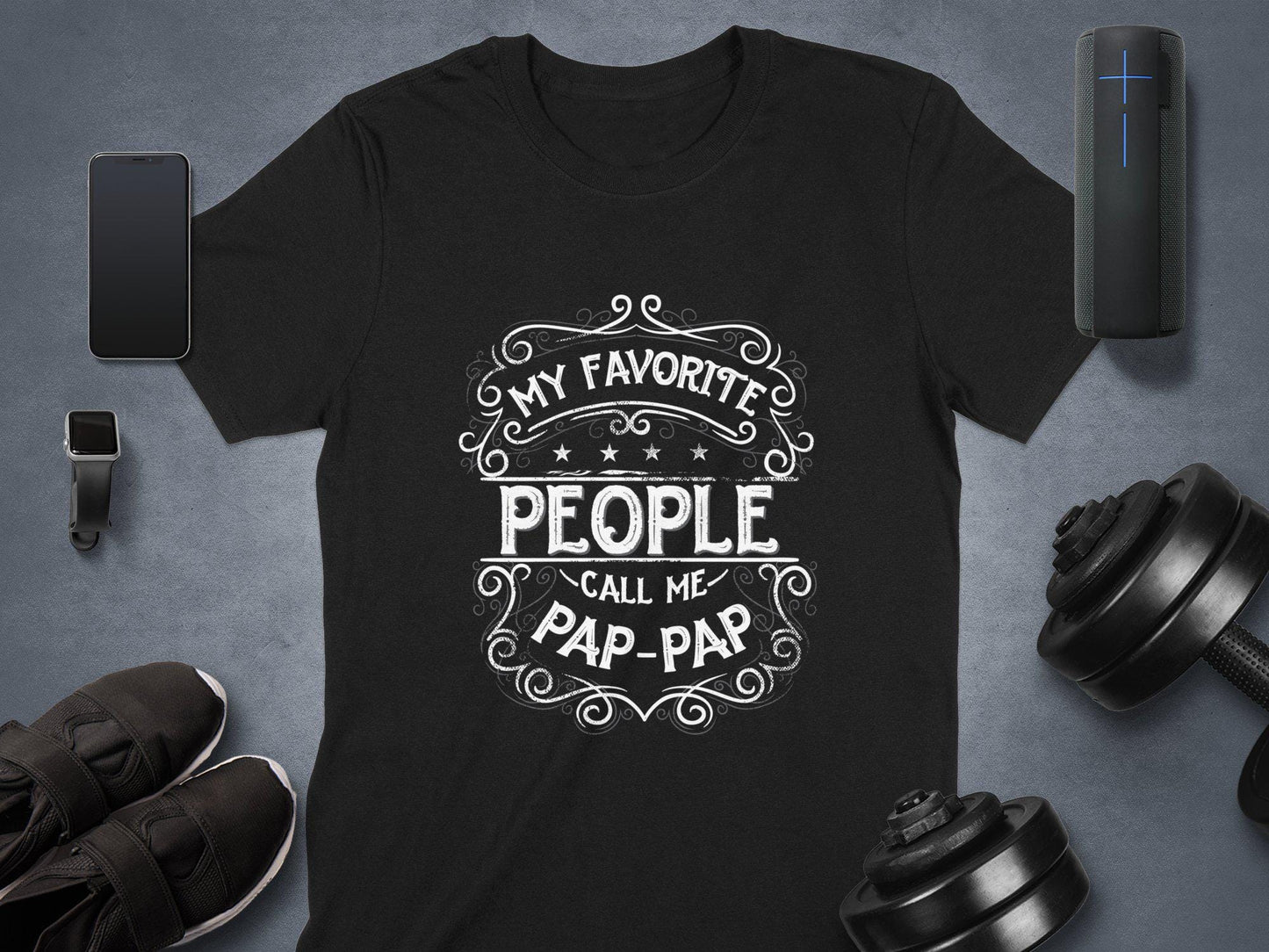 My Favorite People Call Me Pap Pap T-Shirts, Gift for Dad, Fathers Day Apparel, Grandfather T-Shirt, Papa Tee, PapPap Shirt