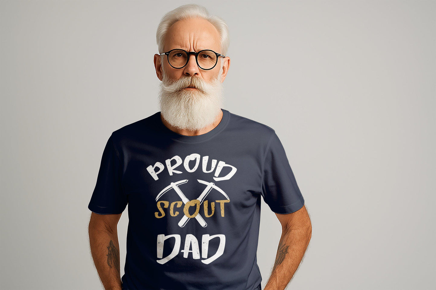 Proud Scout Dad T-Shirts, Father's Day Gift, Dad Shirts, Camping T-Shirt, Gift for Dad, Outdoors Dad, Scouting Dad, Father Shirt