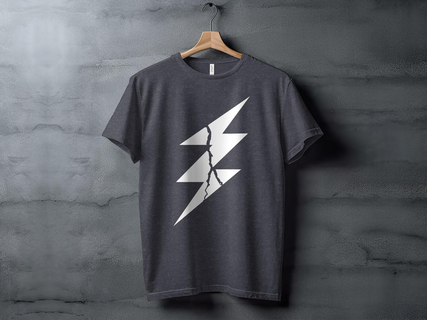 Lightning Bolt Graphic Tee, Unisex Fashion Shirt