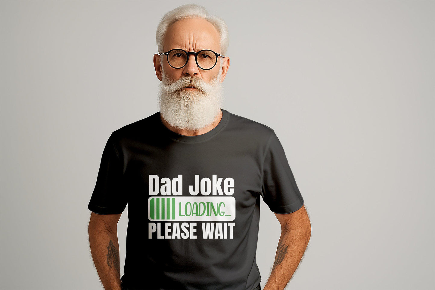 Dad Joke Loading Funny T Shirts, Humor Tee, Gift Idea, Father Dad, Jokes, Please Wait, Gift for Him, Dad Gift, For Dad