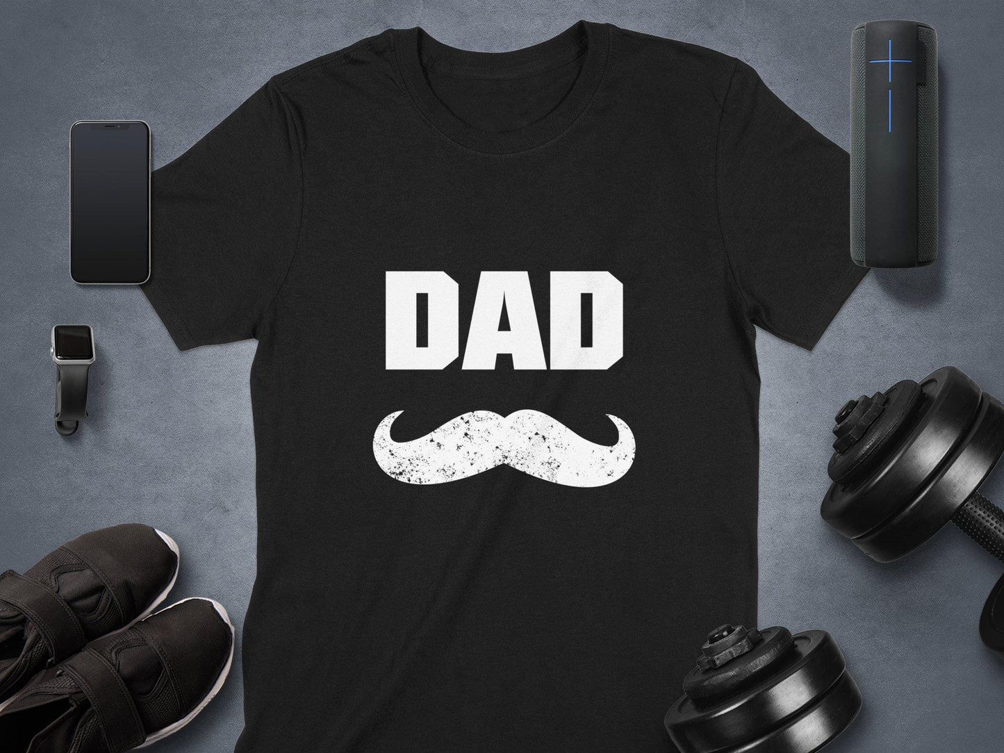 Dad Mustache T-Shirts, Father Tees, Funny Daddy Gift, New Dad Shirt, Mens Dad Apparel, Papa Shirts, Fathers Day Present Idea