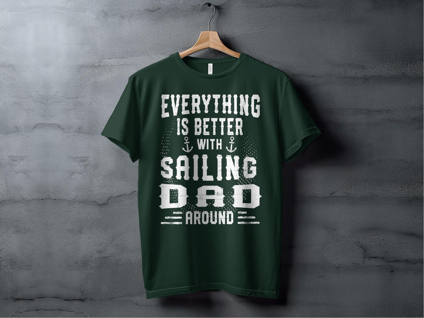 Sailing Dad T-Shirt: Nautical Gift for Father's Day