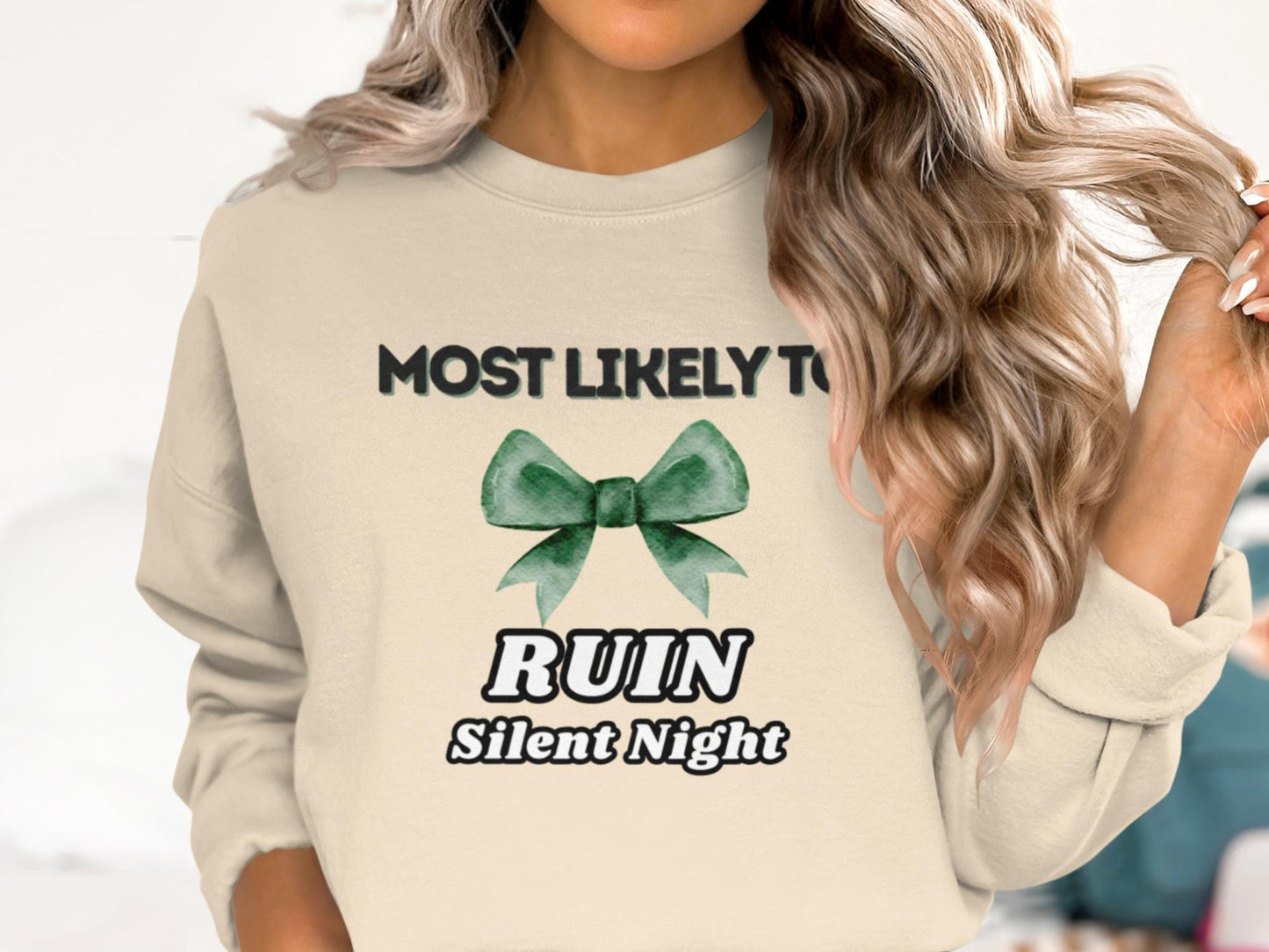 Ruin Silent Night T-Shirt, Funny Holiday Party Tee