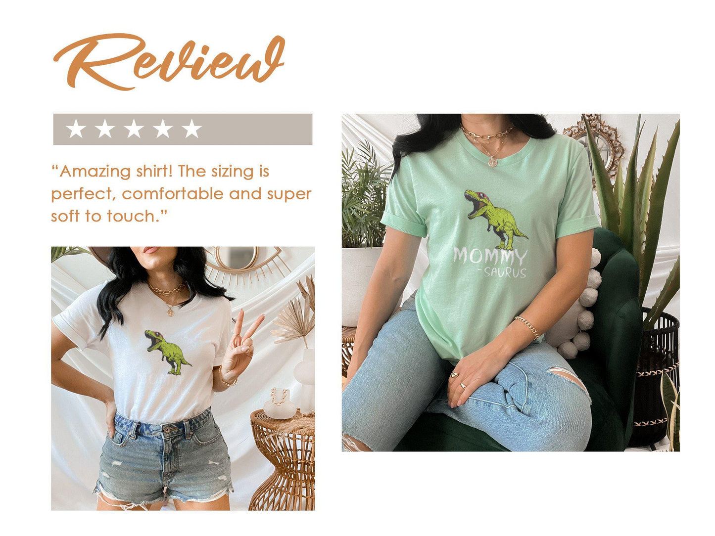 Cool Dinosaur T-Shirts, Rex with Sunglasses, Gift for Mom, Mothers Day, Funny Dinosaur T-Shirts, Stylish Dino Tees, Trendy Dino Apparel