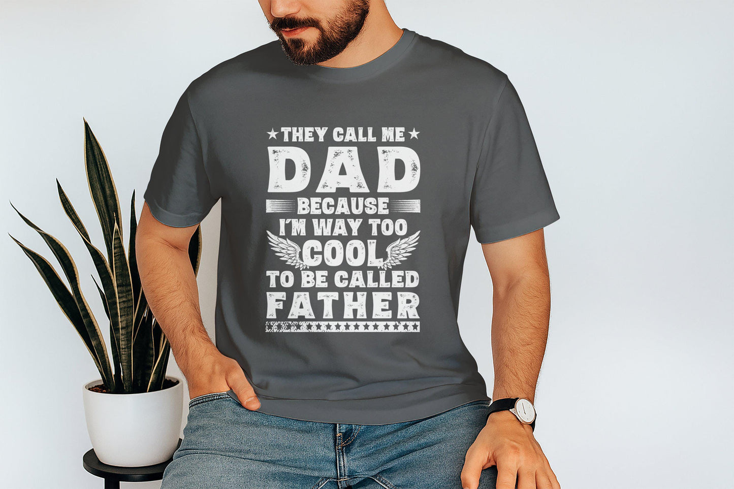 Funny Dad T-Shirt, Gift for Dad, Fathers Day Tee, Cool Dad Shirt, They Call Me Dad, Fathers Day Gift, Dad Joke, Mens Dad T-Shirts