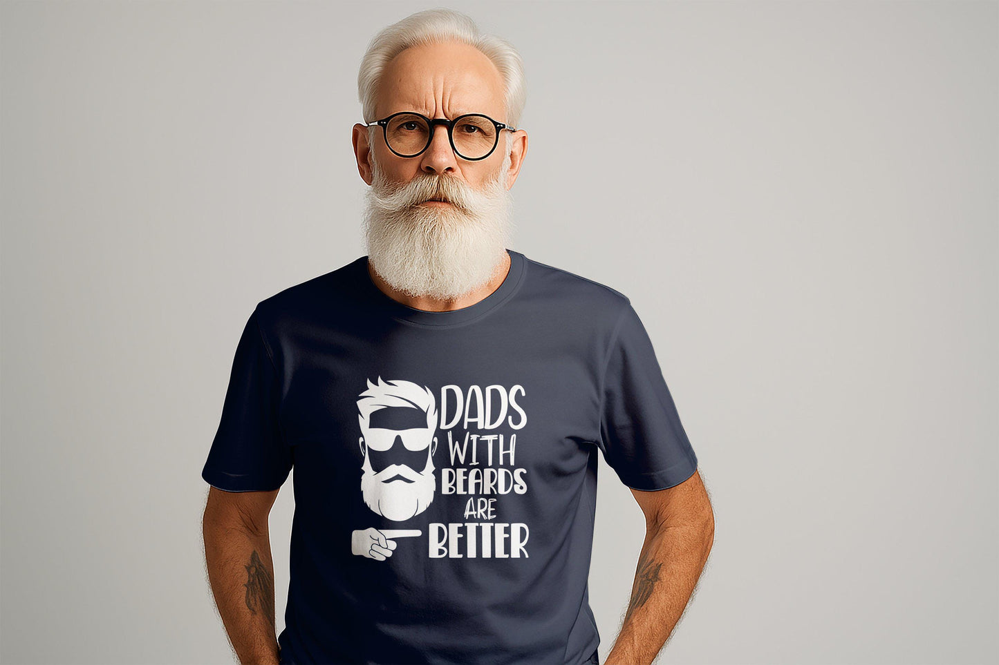 Dads With Beards T-Shirts, Funny Dad Shirt, Gift for Dad, Fathers Day Gift, Bearded Dad, Dad Joke Shirts