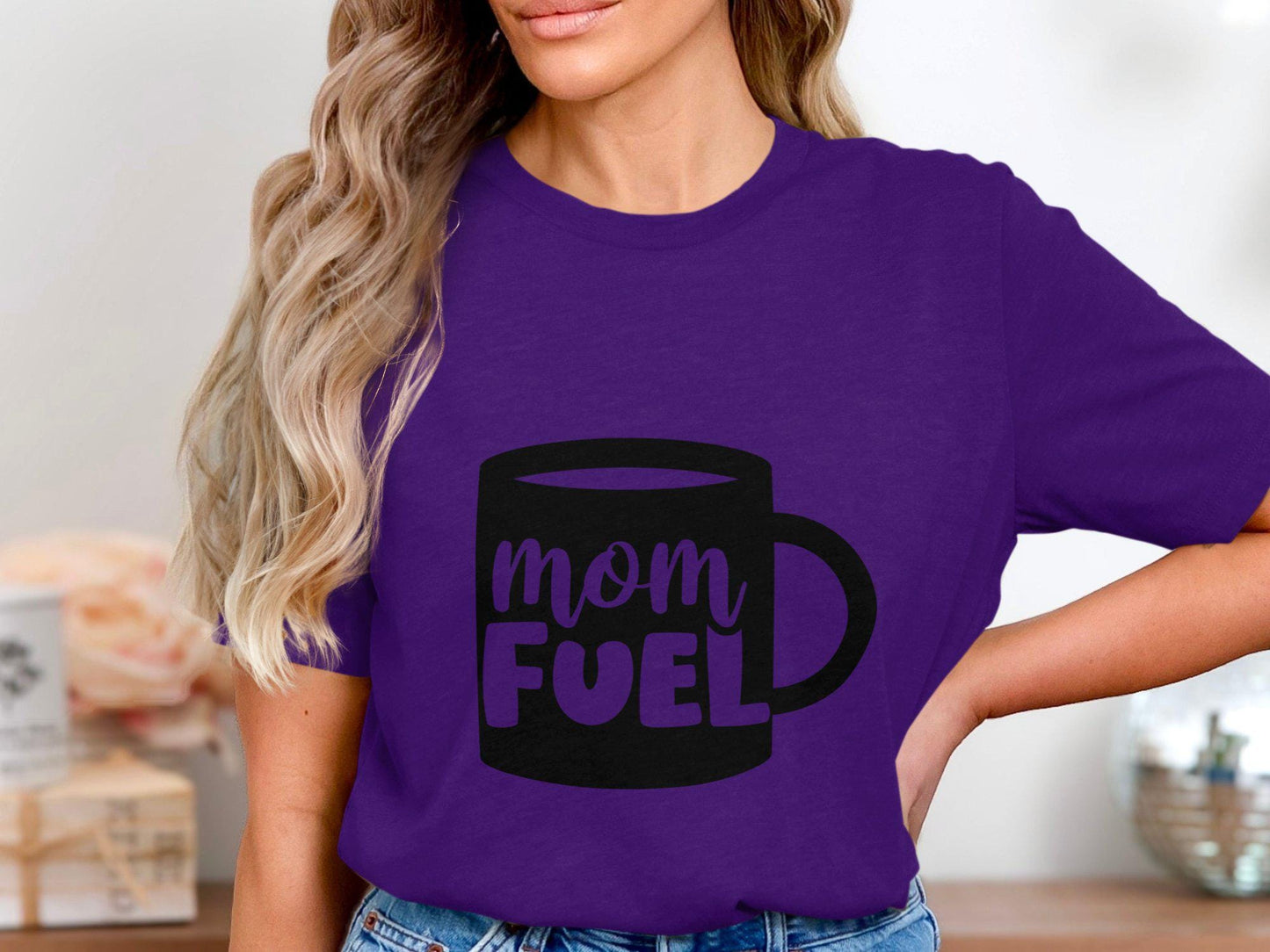 Mom Fuel T Shirts, Coffee Lover Tees, Best Mom Ever TShirt, Gift for Mom, Mother's Day Gifts, Mothers Day Tee, Mom Life Shirt