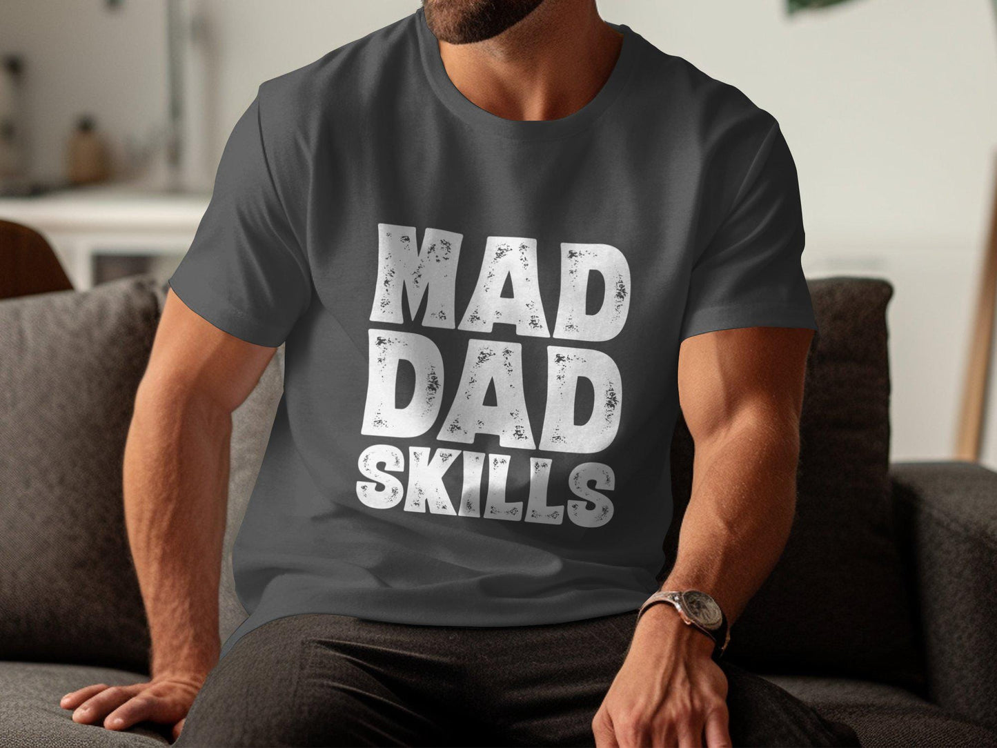 Mad Dad Skills T-Shirts, Father's Day, Gift for Dad, Dad T Shirt, Father Tee, Funny Dad Shirt, Gift for Him, Dad Gift, Men T Shirt