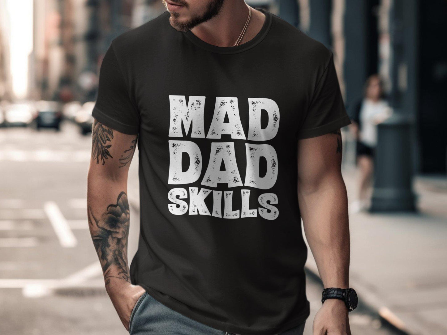 Mad Dad Skills T-Shirts, Father's Day, Gift for Dad, Dad T Shirt, Father Tee, Funny Dad Shirt, Gift for Him, Dad Gift, Men T Shirt