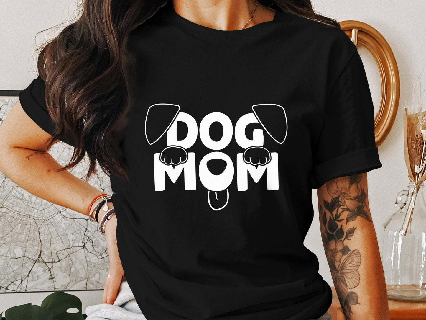 Dog Mom T-Shirts, Gift for Mom, Mother's Day T Shirts, Dog Lover Shirt, Dog Mama Gift, Cute Animal Tee, Pet Owner Apparel, Trendy TShirt