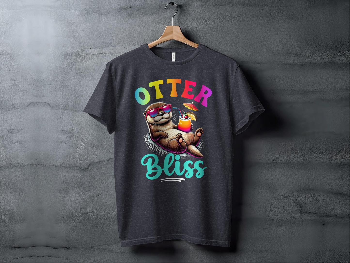 Otter Bliss Graphic T-Shirt: Fun Summer Vibes Tee