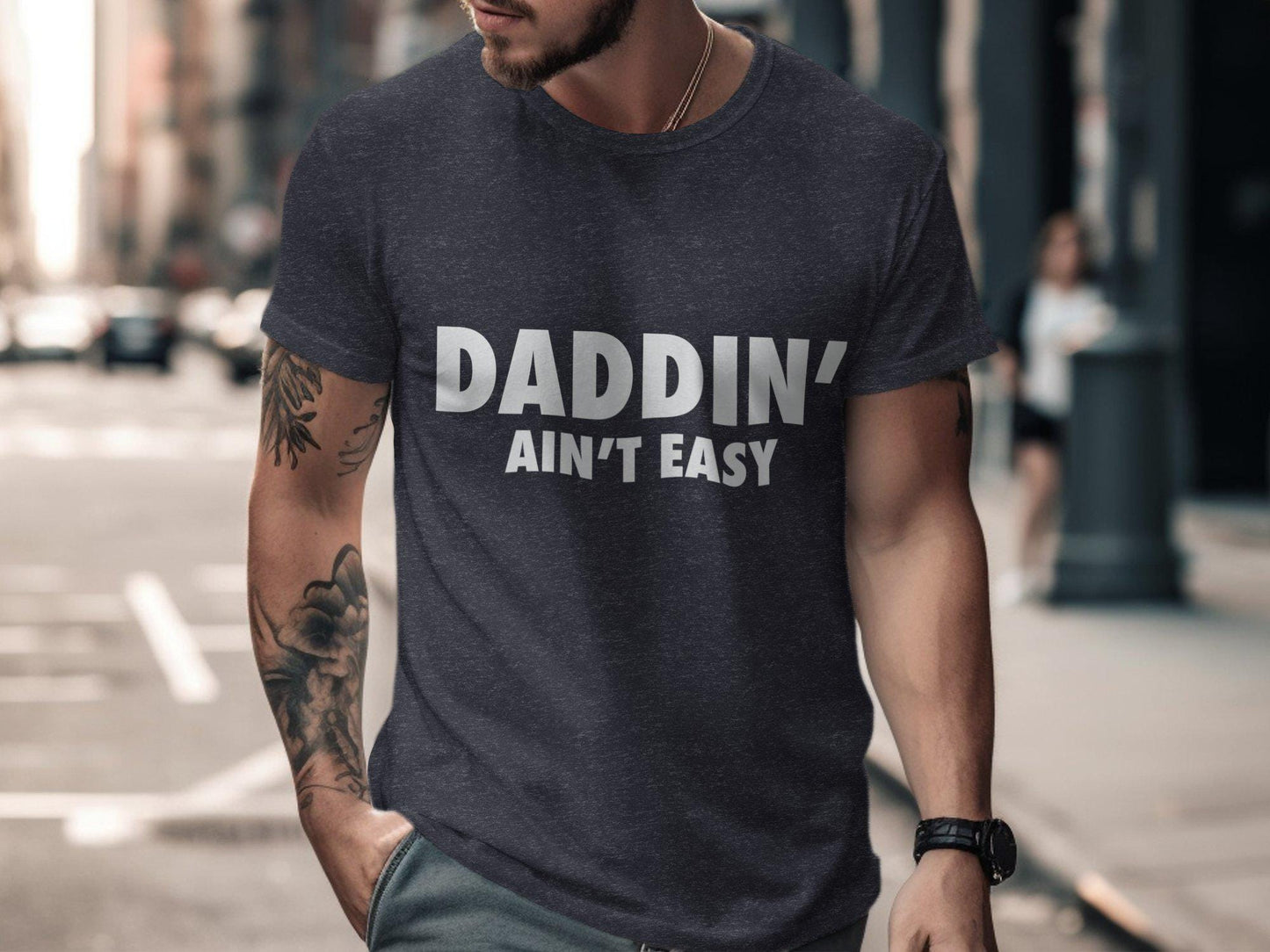 Daddin Aint Easy T Shirts, Fatherhood T Shirts, New Dad Shirts, Dad To Be Shirts, Funny Dad T Shirts, Gift For Dad, Daddy Tees, Dad Life