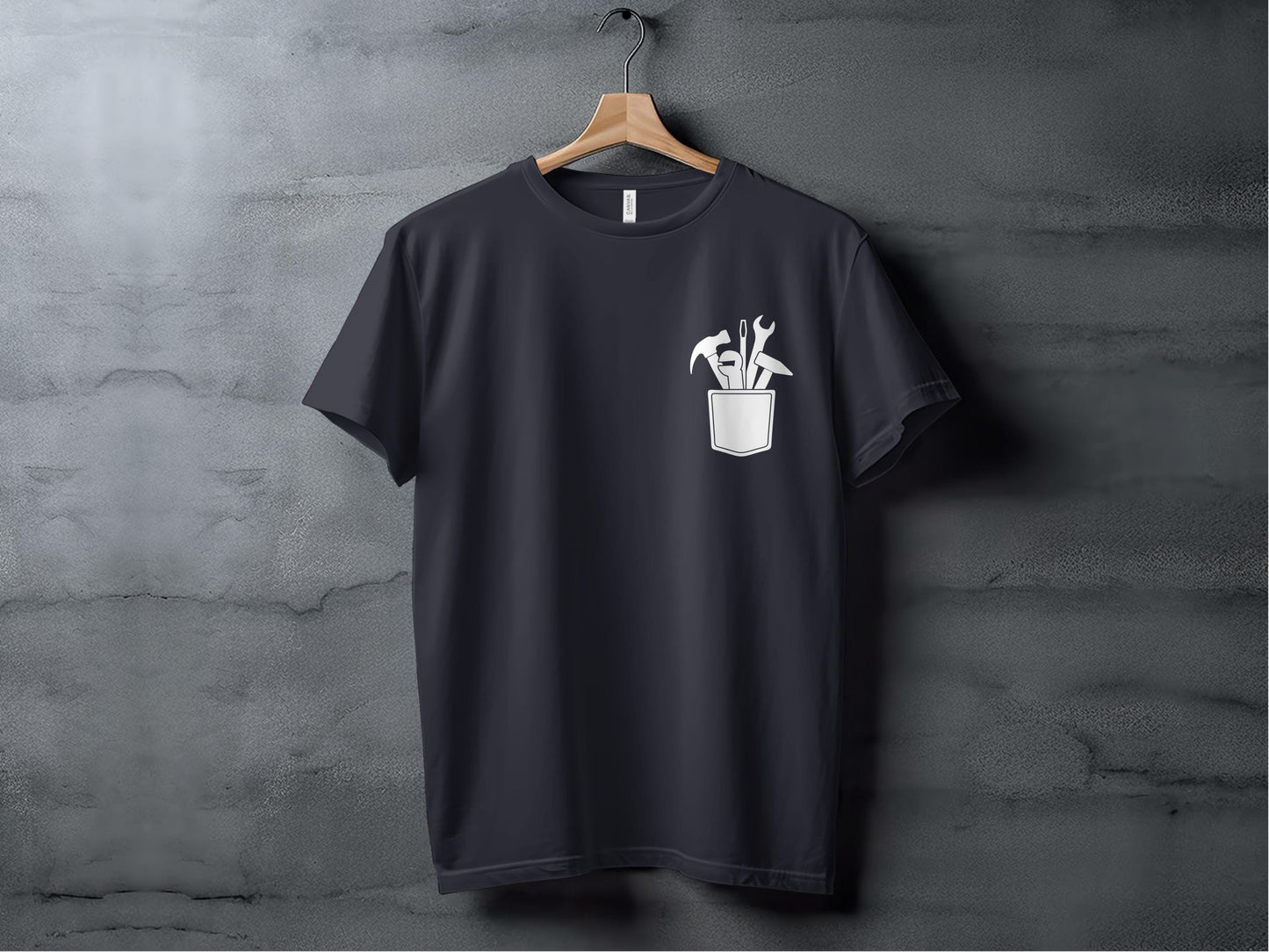 Tools in Pocket T-Shirt: Funny Handyman Dad Gift