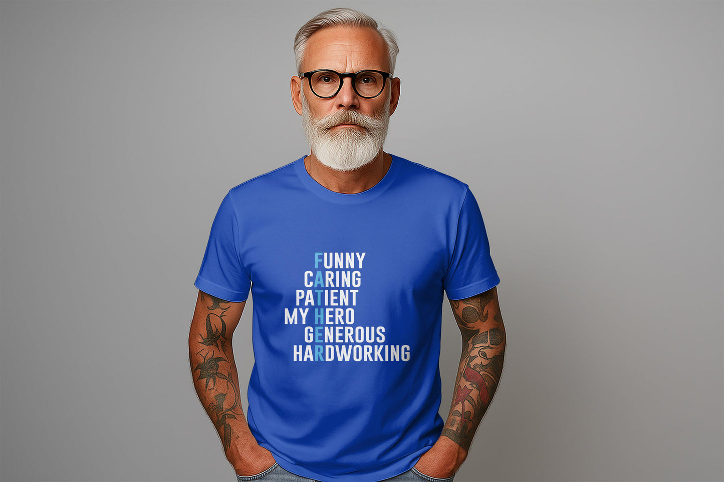 Funny Dad T-Shirts, Gift for Dad, Fathers Day T-Shirts, Caring Hero T-Shirts, Hardworking Dad, Gift for Him, Dad Apparel