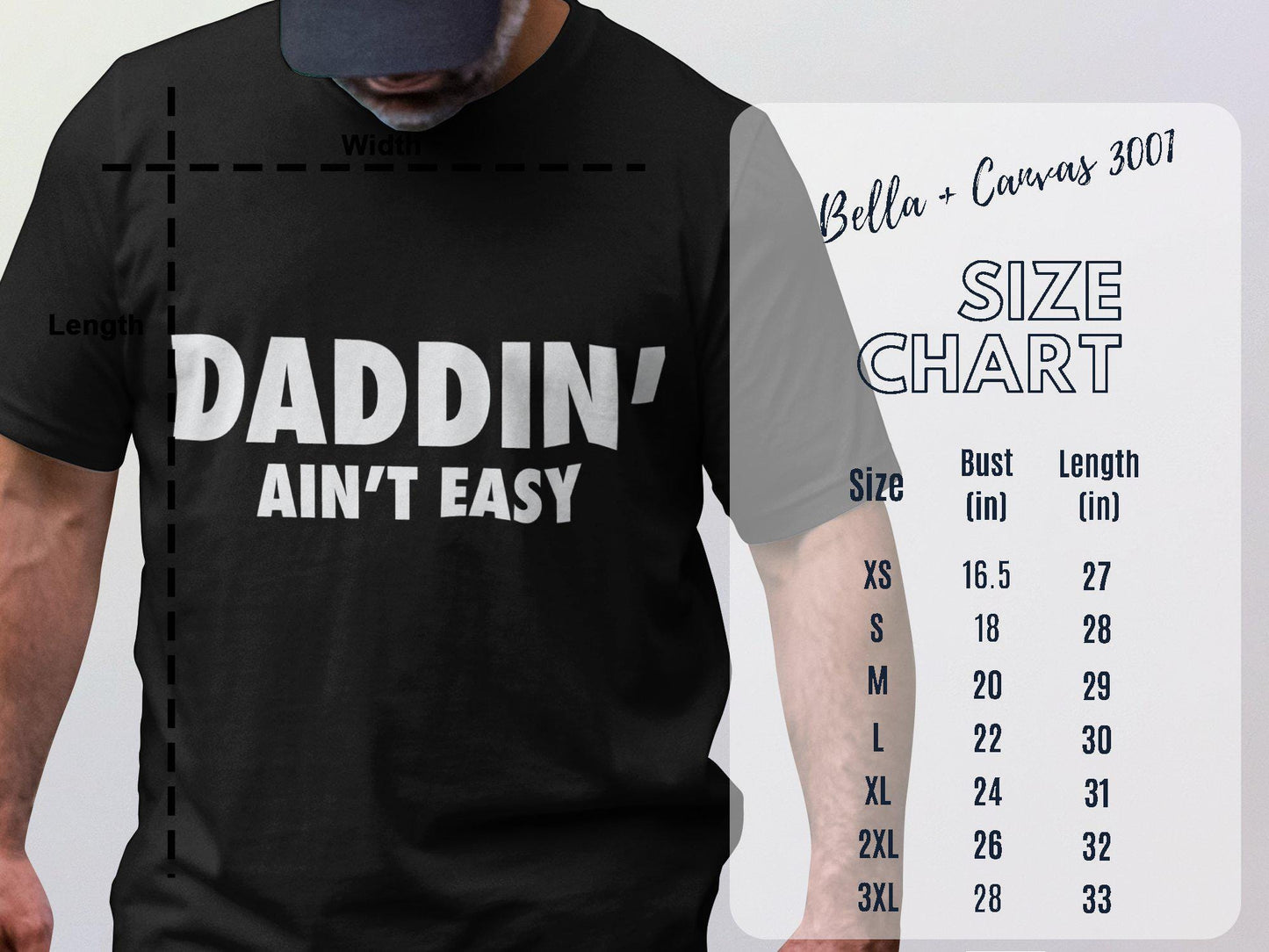 Daddin Aint Easy T Shirts, Fatherhood T Shirts, New Dad Shirts, Dad To Be Shirts, Funny Dad T Shirts, Gift For Dad, Daddy Tees, Dad Life