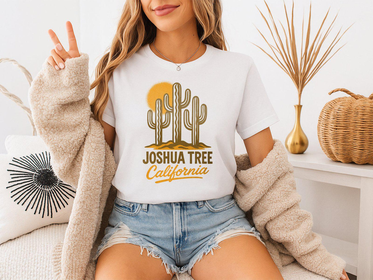 Joshua Tree California T-Shirt, Retro Desert Souvenir Tee