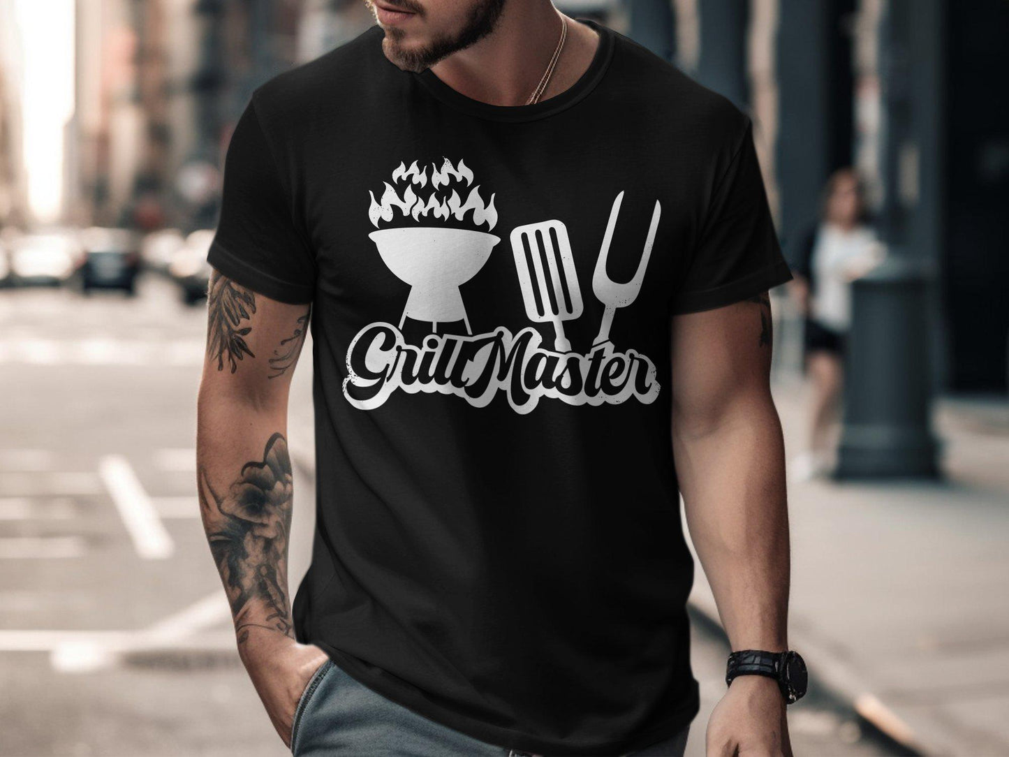 Grill Master T-Shirts, BBQ T-Shirts, Gift for Dad, Fathers' Day, Funny Grilling T-Shirts, BBQ Lover, Grill Tees