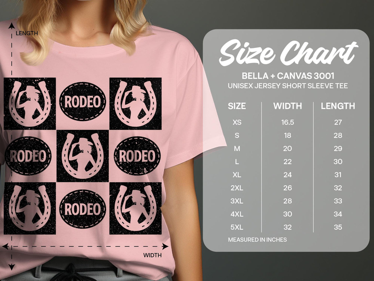 Rodeo Cowgirl T-Shirt, Horse Shoe Graphic Tee