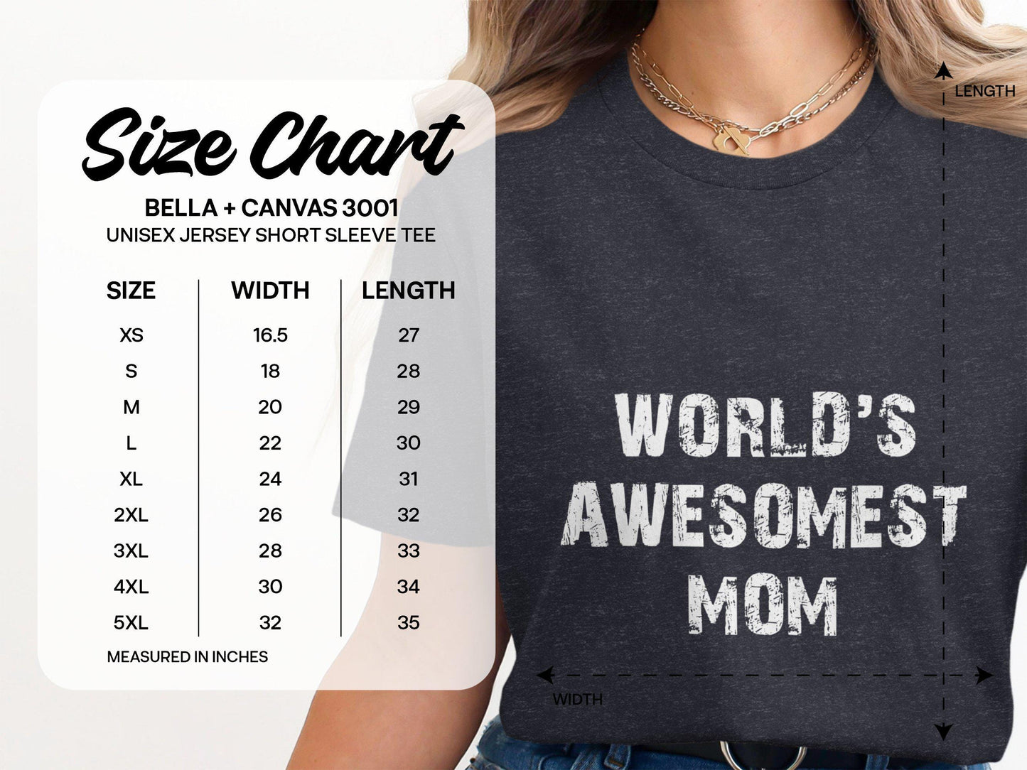 Worlds Awesomest Mom T-Shirts, Gift for Mom, Mother's Day T Shirt, Best Mother Ever Shirt, Cool Mom Tees, Funny Mom T Shirt, Gift Ideas