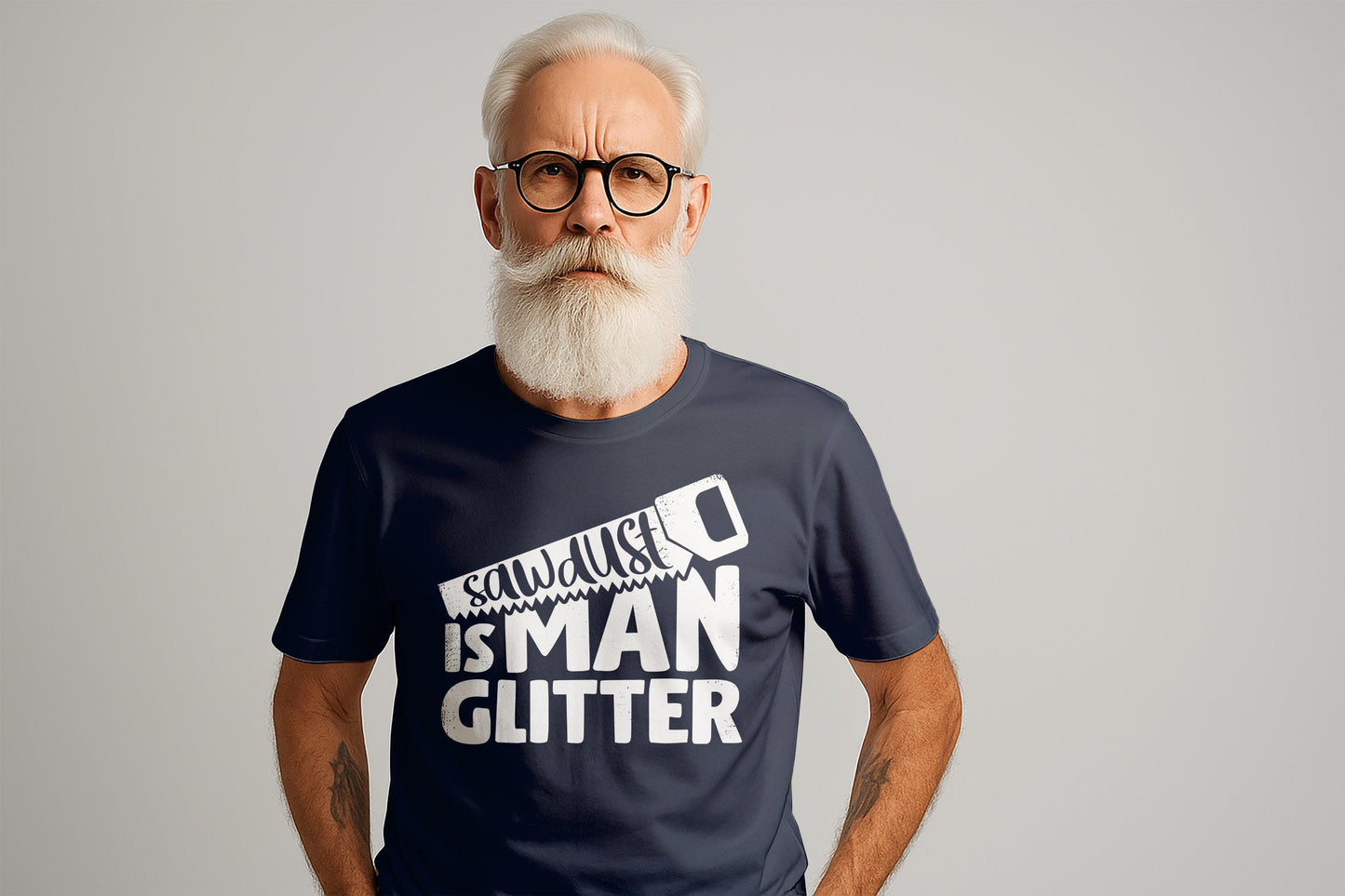 Sawdust is Man Glitter T-Shirt, Funny Carpenter Tee, Gift for Dad, Fathers Day Gift, Woodworking Shirt, Handyman T Shirt