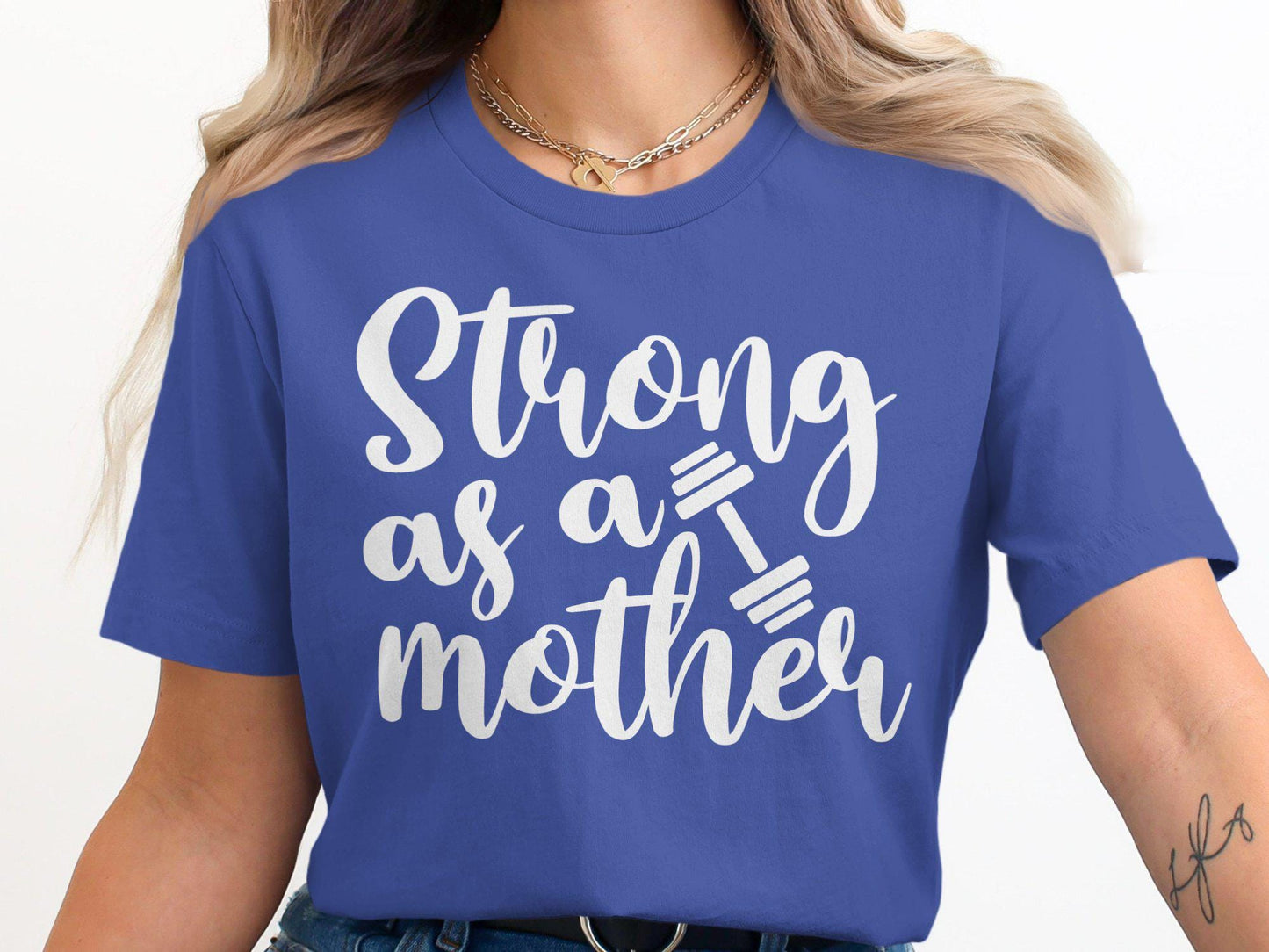 Strong as a Mother T-Shirt: Workout Mom Tee, Fitness Apparel