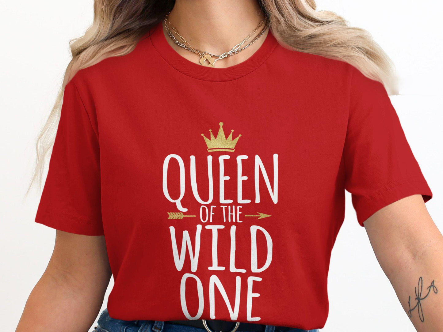 Queen of the Wild One T-Shirt: Funny Mom Tee