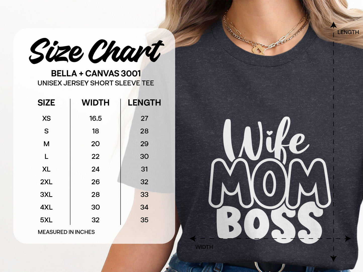 Wife Mom Boss T-Shirt: Empowered Women Gift