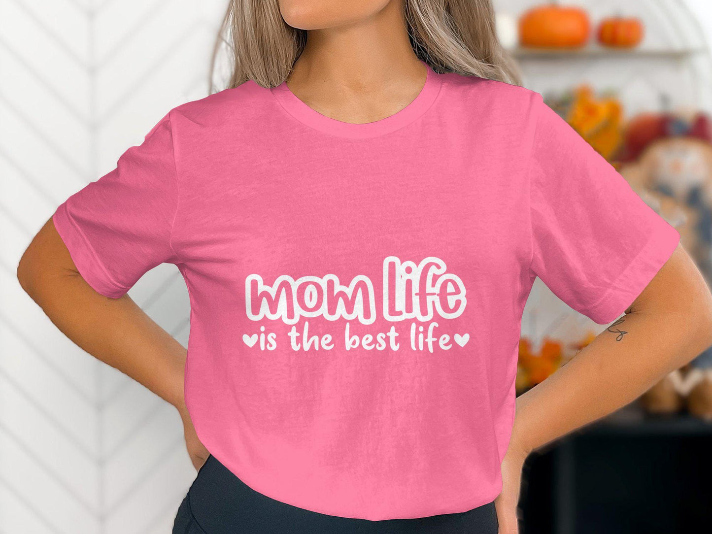 Mom Life T Shirts, Is the Best Life Tees, Gift for Mom, Mother's Day, Cute Mom T Shirts, Mothers Day Tees