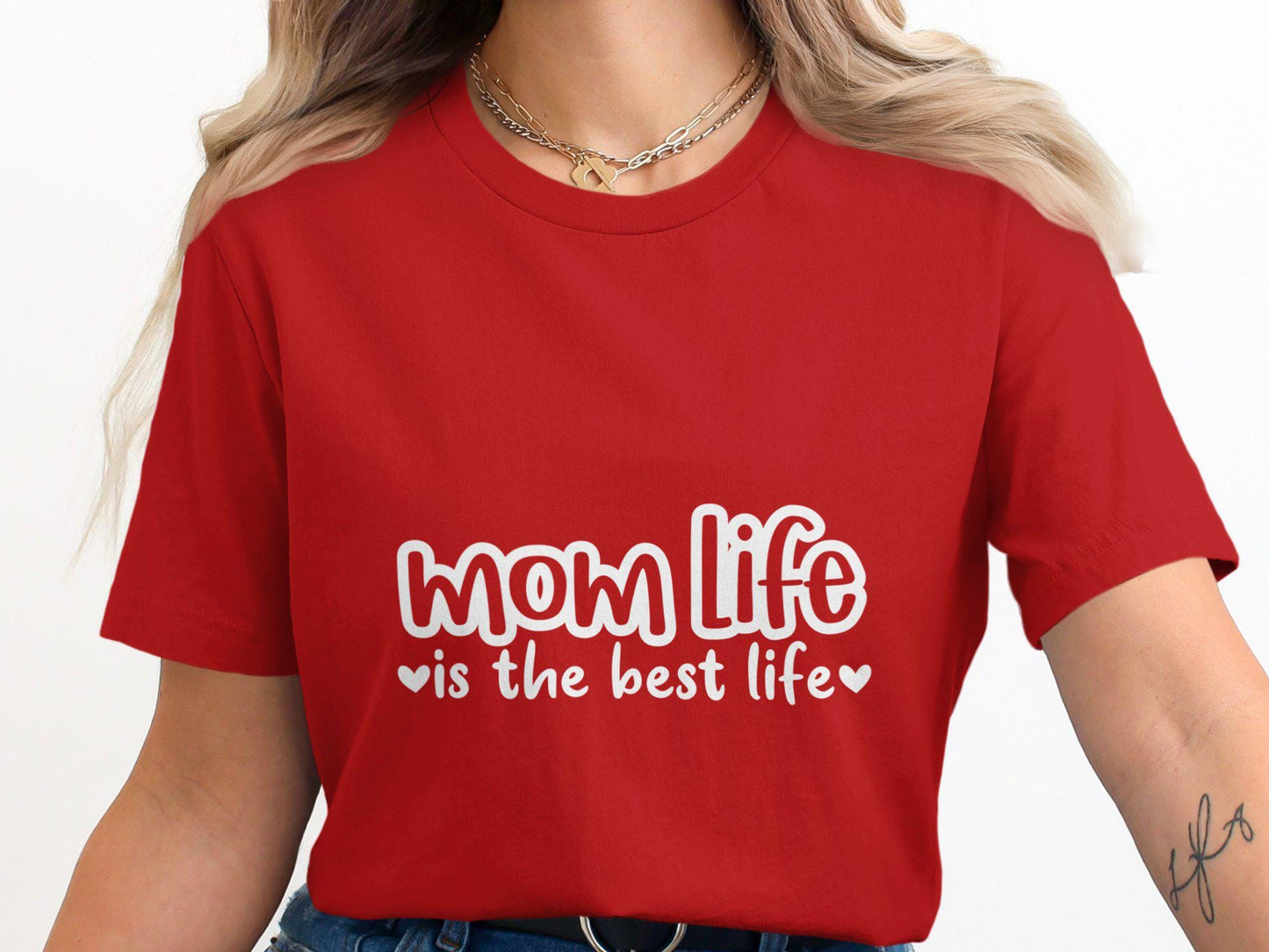 Mom Life T Shirts, Is the Best Life Tees, Gift for Mom, Mother's Day, Cute Mom T Shirts, Mothers Day Tees